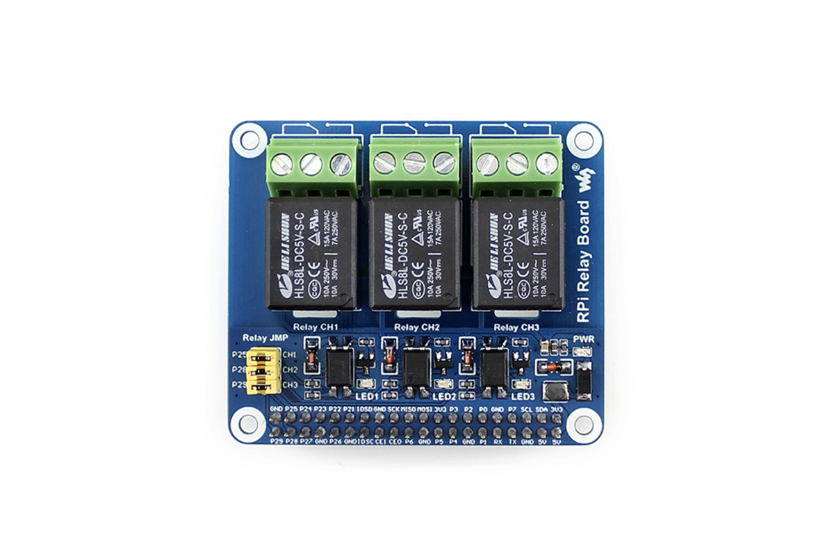 RPi Relay Board 樹莓派繼電器擴展板 3路繼電器控制器 RICELEE