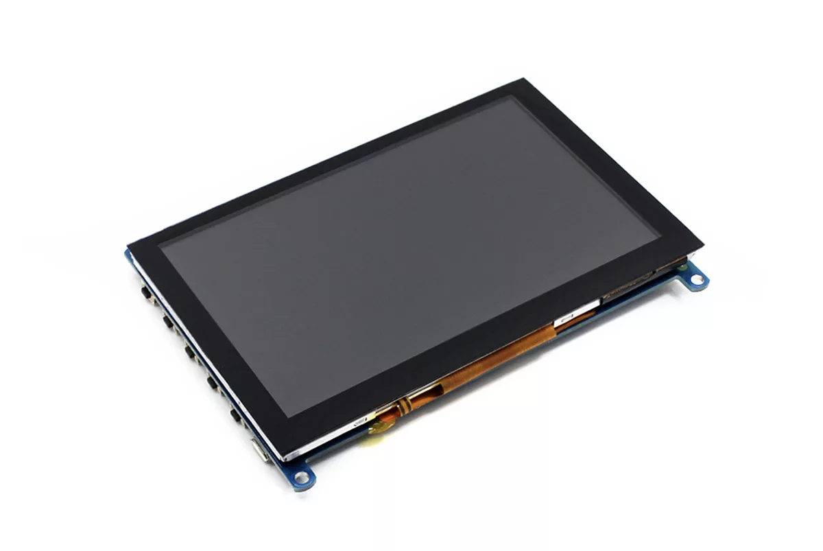 Waveshare 5 吋HDMI Touchscreen 電容式觸控螢幕(通用型H, 800x480