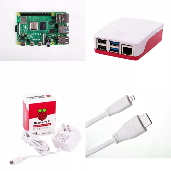 Pi 4/4G) 樹莓派Raspberry Pi 4 Model B/4GB 超值組(含Pi 4/4G主機